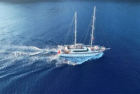 gulet queen of makri seyirde 