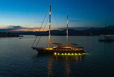 gulet king of the sea akşam görünüm 