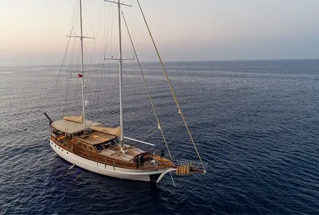 motor sailer gulet yat arabella