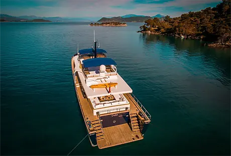 trawler yat dali dıştan görünüm 