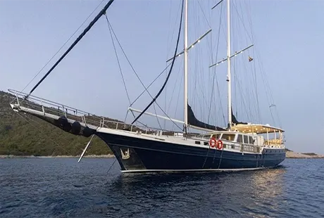 çift direkli lüks yat the blue sea 