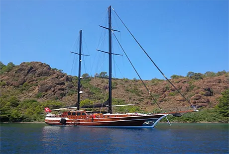 çift direkli yat kaya güneri plus bodrum 