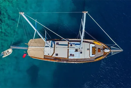 drone çekim gulet burcu zafer