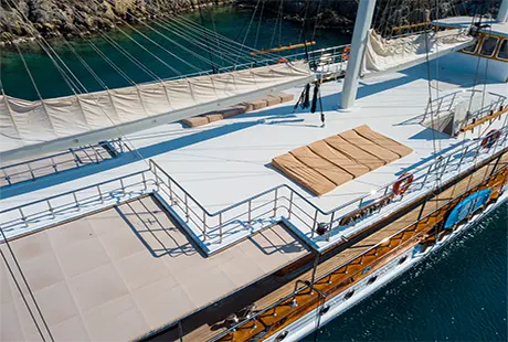 admiral gulet yat flybridge