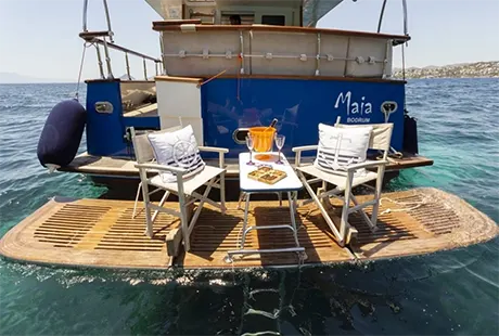 kıç platform maia trawler tipi tekne 