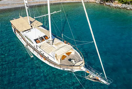 sancak baş omuzluk queen of sea gulet yat 